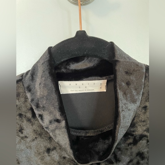 NWOT crushed velvet top - Picture 2 of 3